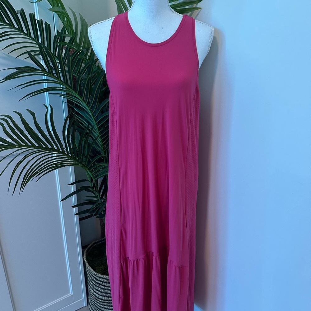 Sweaty Betty Sleeveless Pink Maxi Dress